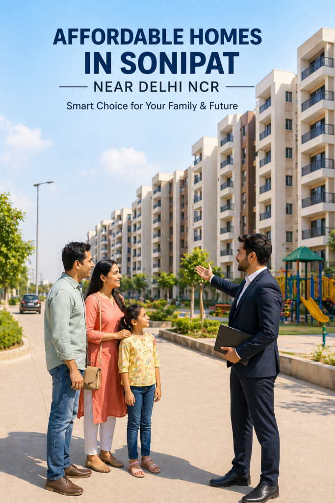 Flats Under 25 Lakh in Sonipat – Best Investment Opportunity Near Delhi (2026 Guide)