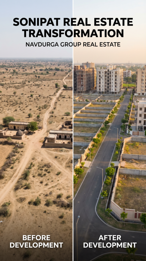 Property Dealers in Sonipat – Before and After Transformation of a Developing Area