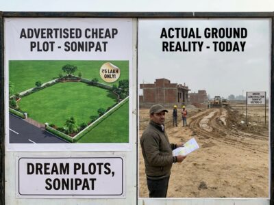 ₹20 Lakh Plot in Sonipat: What You Really Get (Reality Check for Smart Buyers)